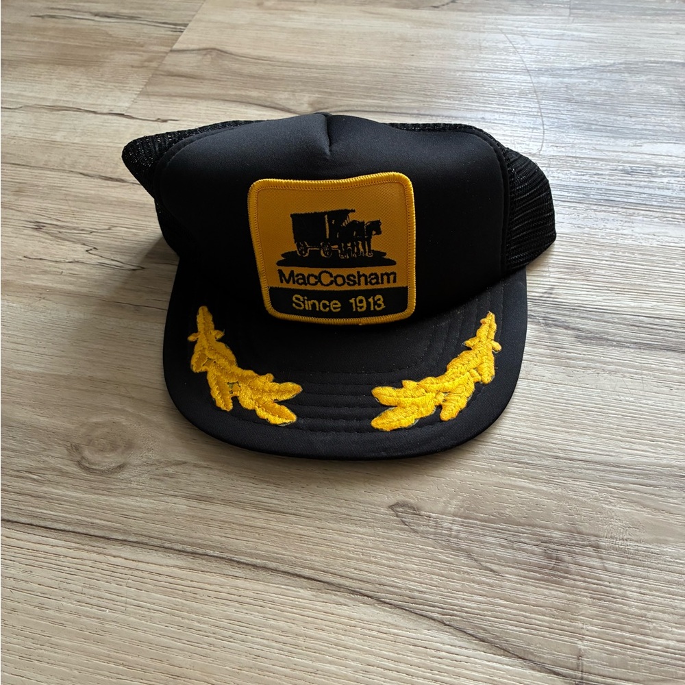 Black and Yellow MacCosham Trucker Hat